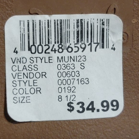 Women's Sz 8.5 Qupid Black And Beige Python Snakeskin Ankle Boots. Y2K Brand New - Picture 7 of 12